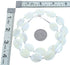 Sterling Silver Mother Of Pearl Bead Necklace KX121010